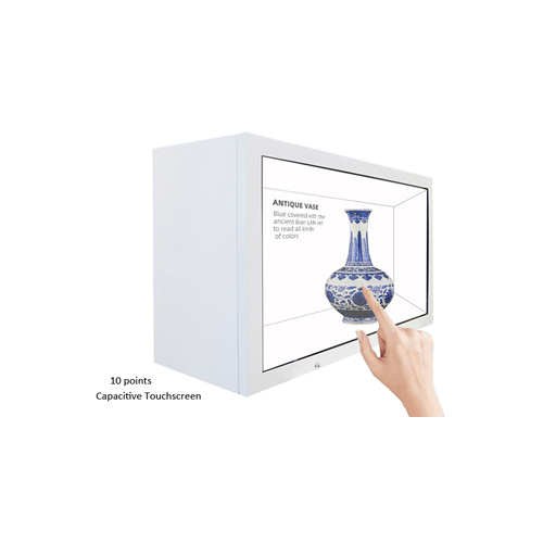 86寸液晶透明屏 3D全息投影展示柜触摸互动广告一体机生产厂家批发