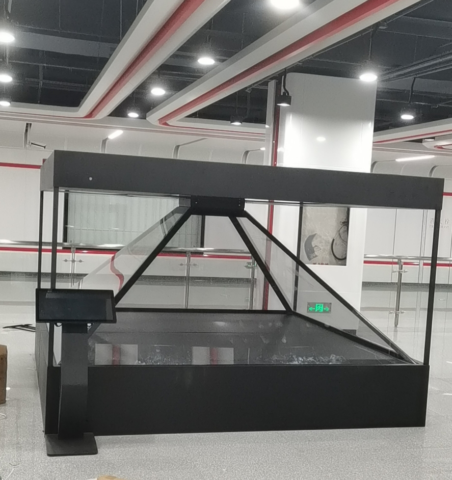 全息投影展示柜吊顶安装