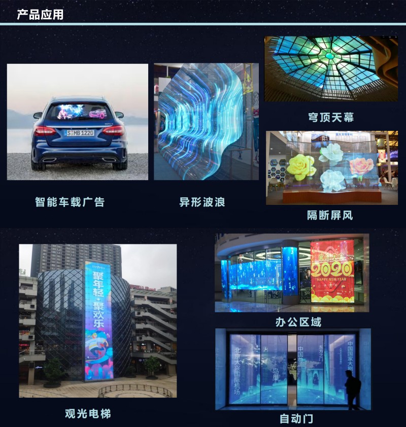 led柔性贴膜屏