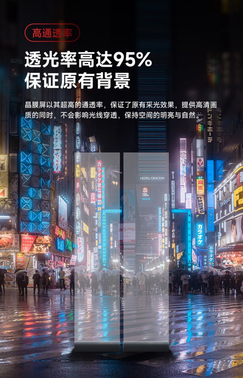 贴膜led电子显示屏