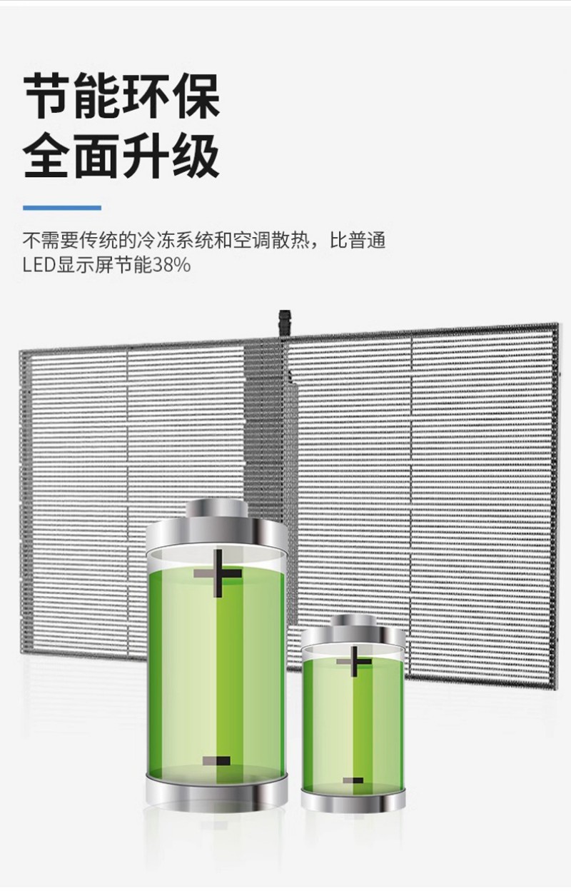 led透明薄膜晶膜屏