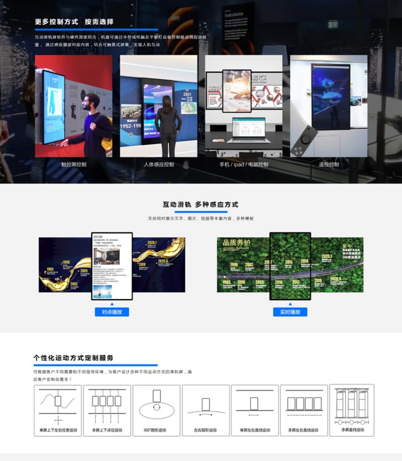 移动滑轨屏厂商