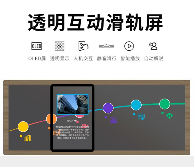 互动滑轨屏幕