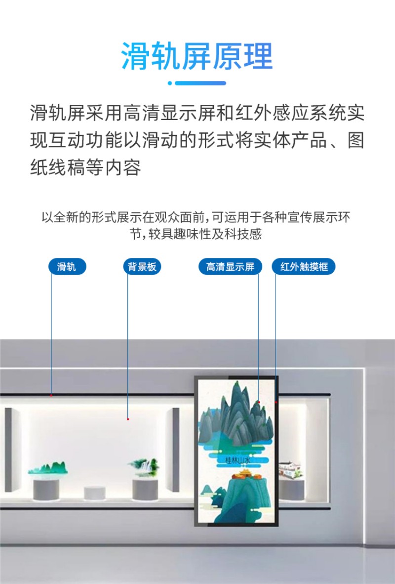 滑轨互动屏