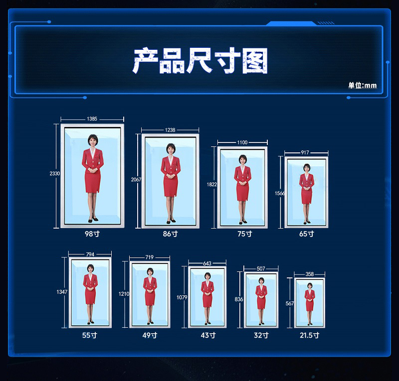 AI数字人全息舱