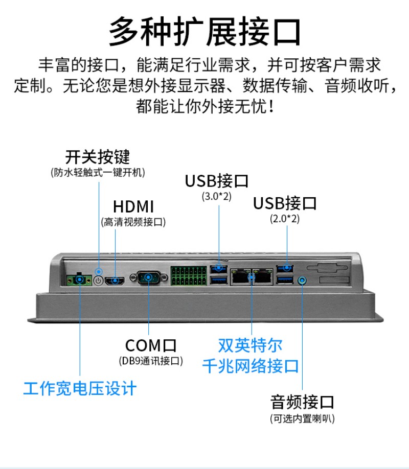 工控一体机 触摸屏