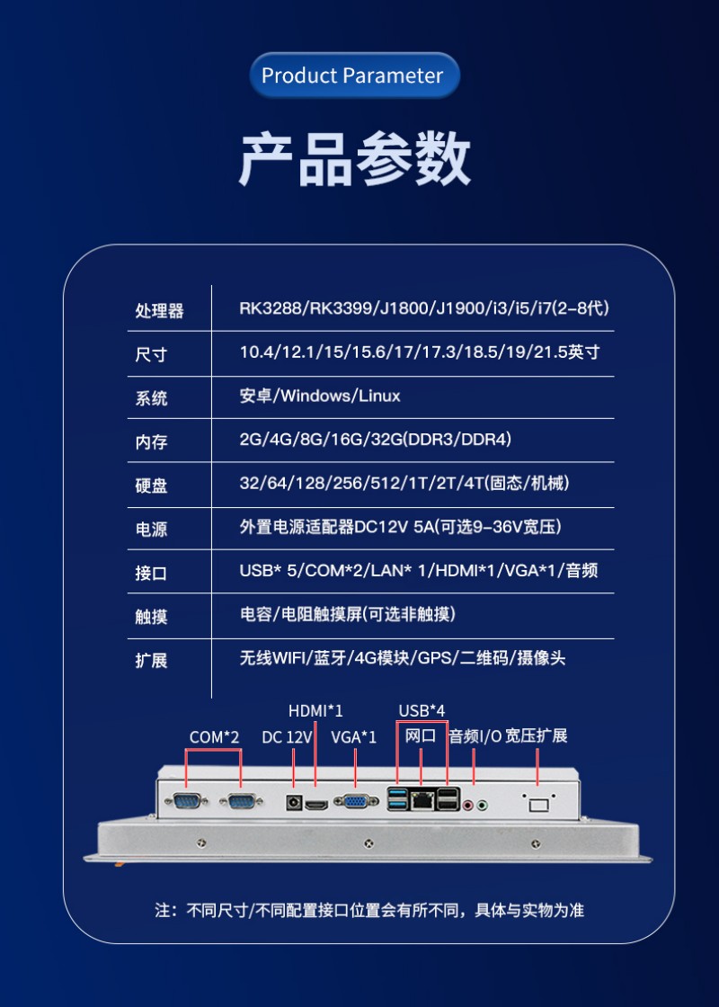 外嵌式工控一体机
