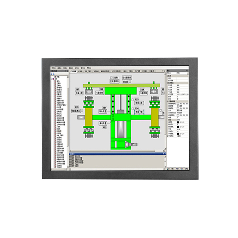 高清工业触摸显示器嵌入式电脑监控显示屏HDMI VGA AV