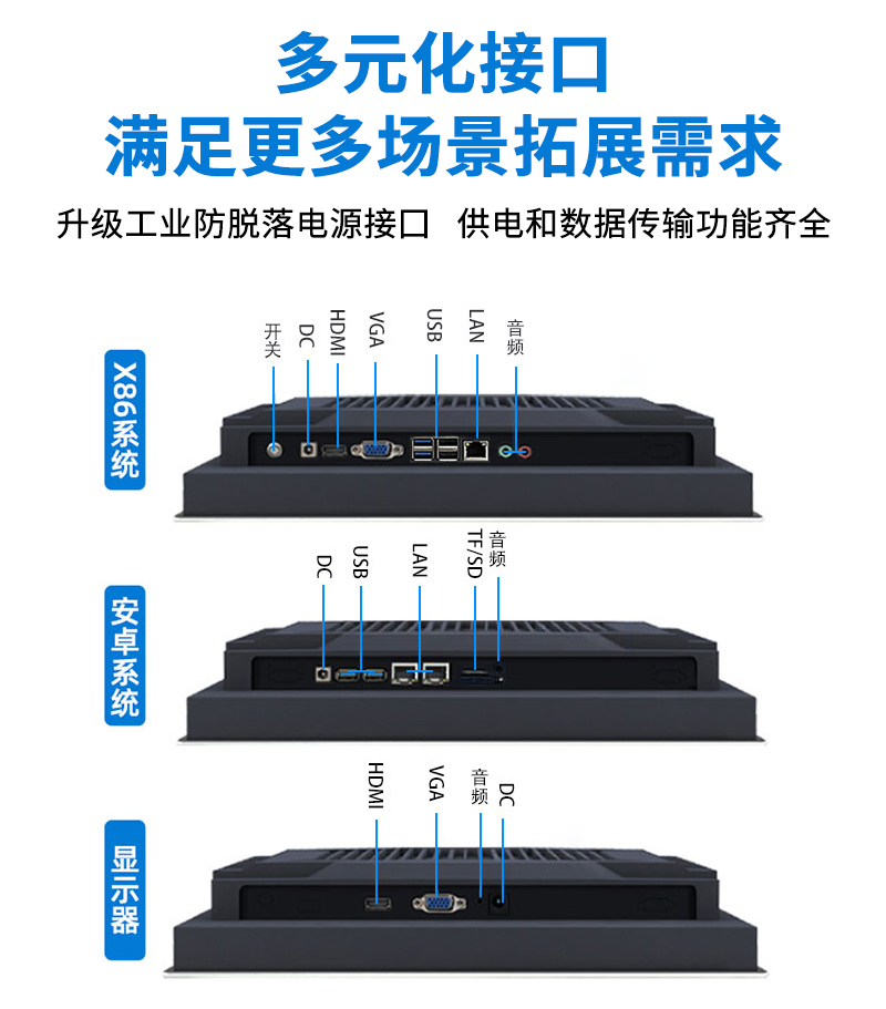 工业工控一体机触摸屏