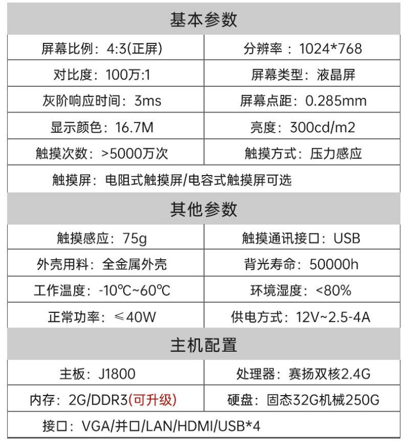 壁挂式一体机工控