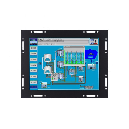 ZXTLCD 智显通10.4 12 15 17寸嵌入式工业显示器 金属工控可选触摸屏