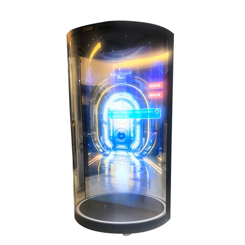 75英寸全息管3D透明液晶显示器圆形全息显示器