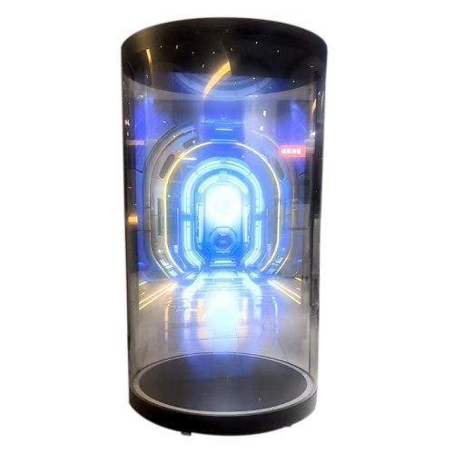 75英寸全息管3D透明液晶显示器圆形全息显示器