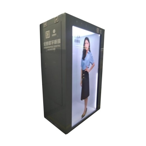 75寸高亮度透明液晶透明屏显示器全息数字橱窗制造商