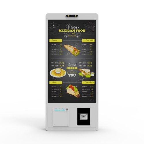 室内室外快餐店21.5英寸电容式触摸屏Windows自助服务亭支付终端