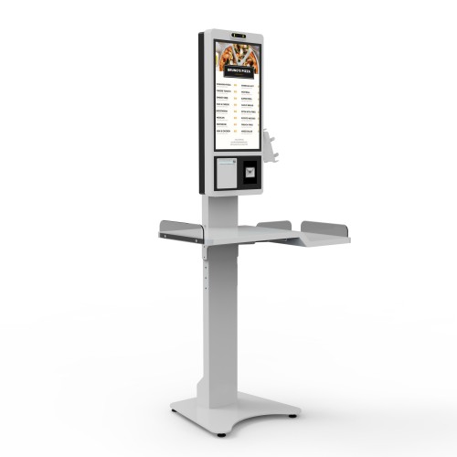 21.5英寸Windows热敏印刷自助麦当劳订货亭餐厅触摸屏订货机