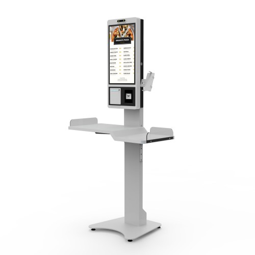 21.5英寸Windows热敏印刷自助麦当劳订货亭餐厅触摸屏订货机
