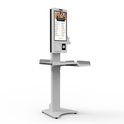 21.5英寸Windows热敏印刷自助麦当劳订货亭餐厅触摸屏订货机