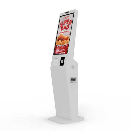 27寸配备面部识别功能提供个性化体验立式自助订购一体机