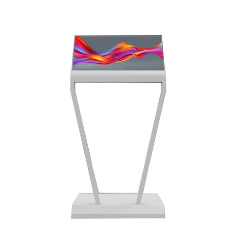 30英寸玻璃窗视频墙板超薄高透明立式全息发光OLED屏幕显示