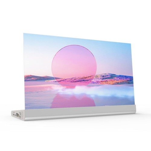 30英寸超薄桌面透明OLED显示屏触控式OLED导航显示终端