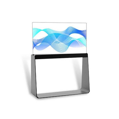 55英寸裸屏触控交互可玻璃拼接横屏立式四框式OLED自发光透明屏一体机