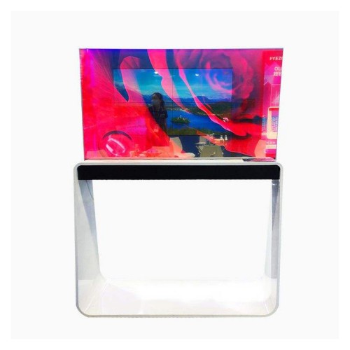 55英寸裸屏触控交互可玻璃拼接横屏立式四框式OLED自发光透明屏一体机