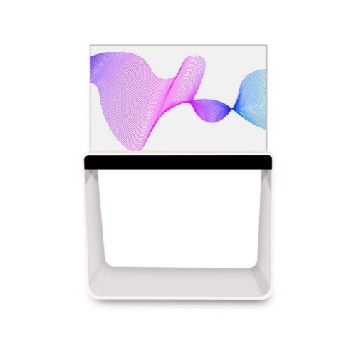 55英寸裸屏触控交互可玻璃拼接横屏立式四框式OLED自发光透明屏一体机