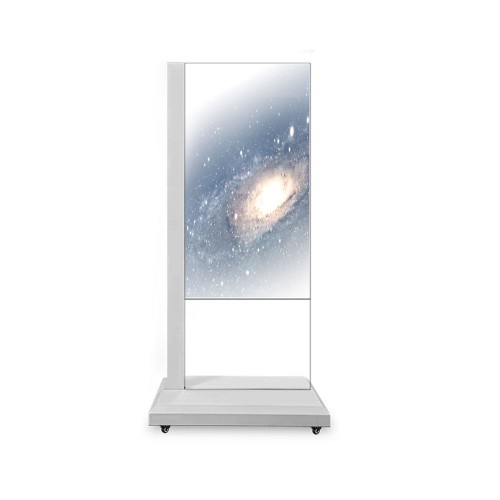 高清展览商用55英寸自发光拼接触摸透明OLED透明屏