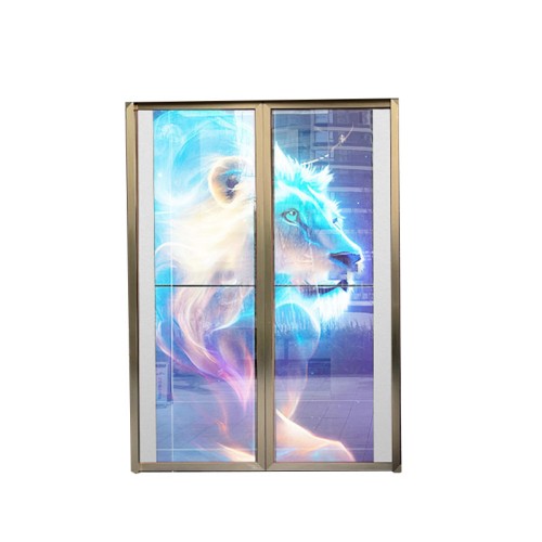 具有SDK功能的零售商店和机场广告屏的高透明度全彩有机发光OLED透明显示面板