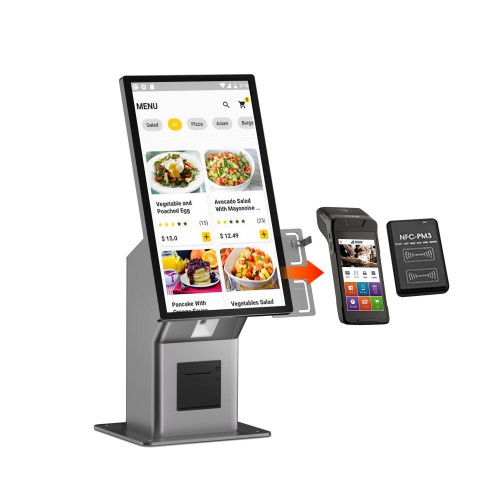 21.5英寸适用于餐厅桌面式结算终端健康支付自助收银点餐一体机