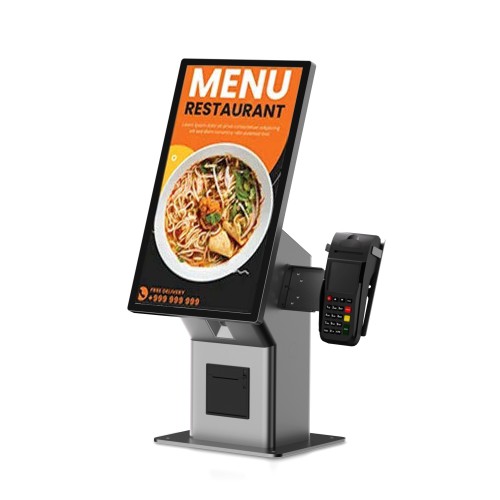 21.5英寸酒店机场地铁餐厅酒吧自助台式Windows系统自助购票结算服务终端一体机