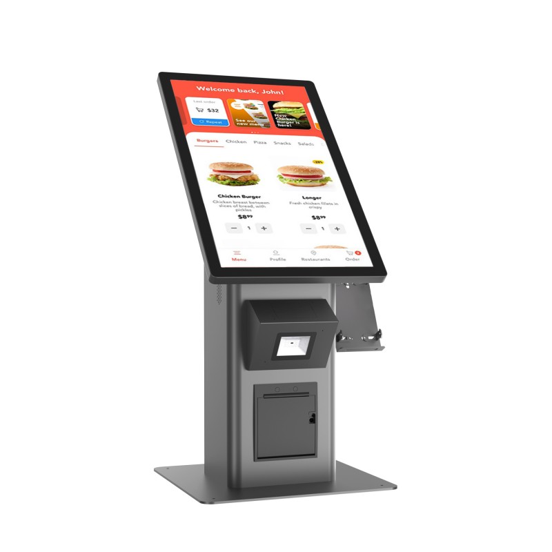 21.5英寸支持Windows系统台式零售POS触控一体机点餐终端机