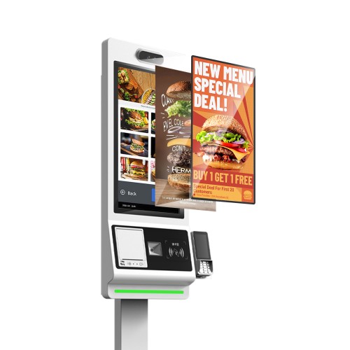 超市餐饮点餐POS收银系统管理一体机智能21.5英寸安卓触摸屏点餐机