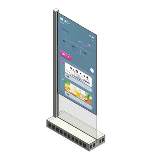 77寸立式OLED透明屏广视角展示 商用高清透明屏