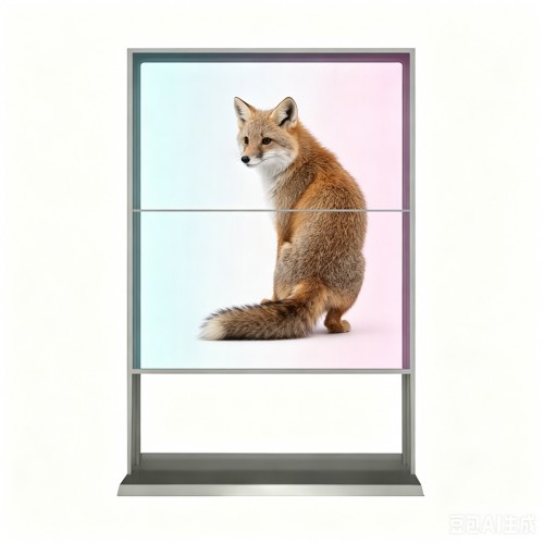 55寸拼接橱窗引流OLED透明屏 门店展示透明广告机