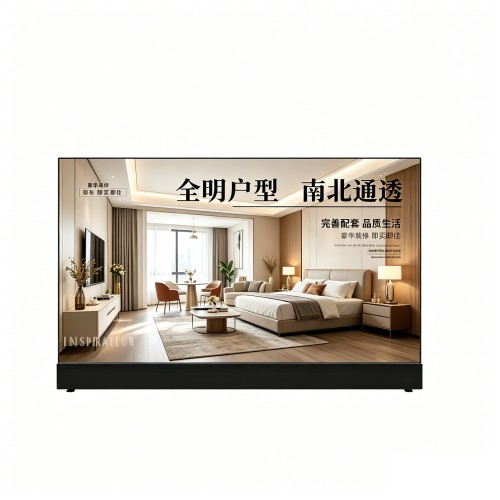 77寸大型OLED透明屏厂家直销高清透明显示屏商用定制解决方案