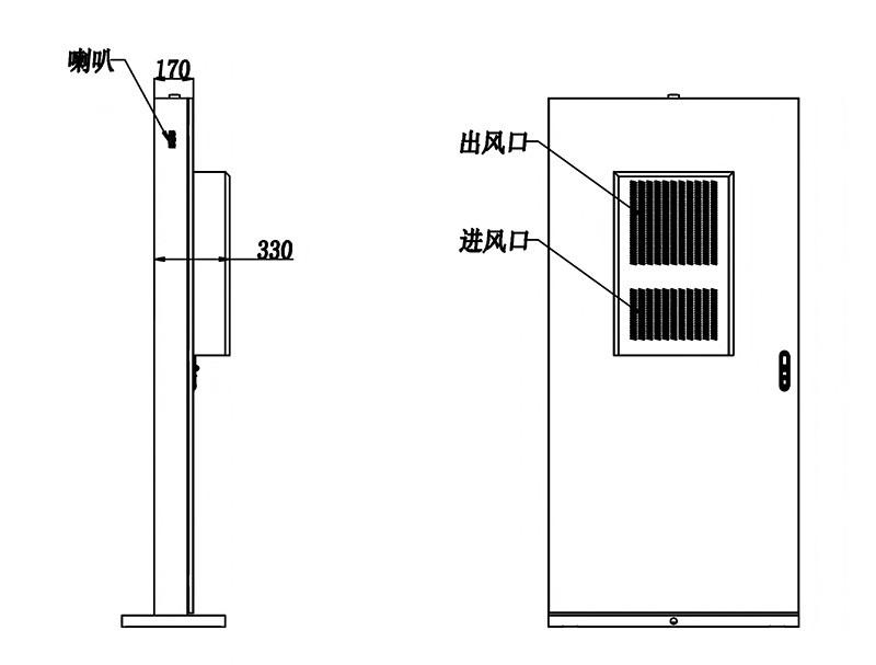 户外广告机
